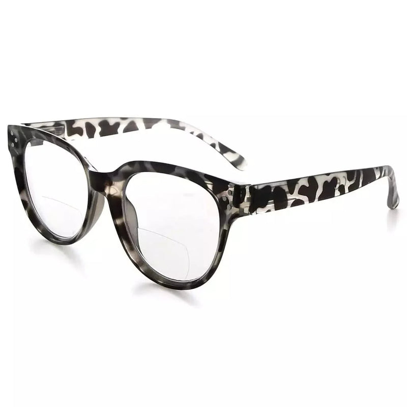 eyekeeper.com Thick Frame Trendy Style Bifocal Reading Glasses BR9110 Eyeglasses White Smoke Grey Tortoise / +1.50,Grey Tortoise / +1.00,Grey Tortoise / +2.00,Grey Tortoise / +2.50,Grey Tortoise / +3.00
