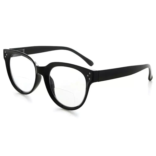 eyekeeper.com Thick Frame Trendy Style Bifocal Reading Glasses BR9110 Eyeglasses White Smoke Black / +1.00,Black / +1.50,Black / +2.00,Black / +2.50,Black / +3.00