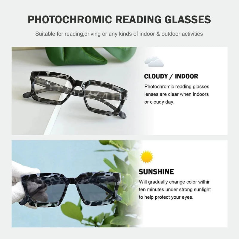 eyekeeper.com Thicker Frame Transition Photochromic Reading Glasses BS2003 Eyeglasses White Smoke Black / +0.50,Black / +0.75,Black / +1.00,Black / +1.25,Black / +1.50,Black / +1.75,Black / +2.00,Black / +2.25,Black / +2.50,Black / +3.00,Black / +3.50,Tortoise / +0.50,Tortoise / +0.75,Tortoise / +1.00,Tortoise / +1.25,Tortoise / +1.50,Tortoise / +1.75
