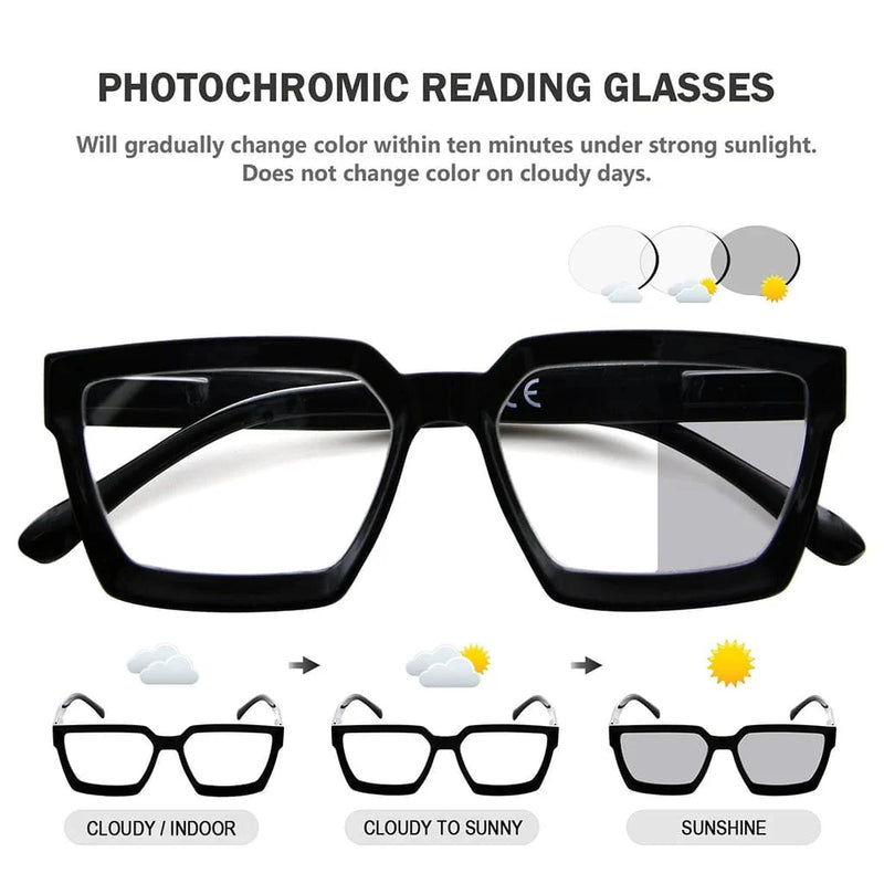 eyekeeper.com Thicker Frame Transition Photochromic Reading Glasses BS2003 Eyeglasses White Smoke Black / +0.50,Black / +0.75,Black / +1.00,Black / +1.25,Black / +1.50,Black / +1.75,Black / +2.00,Black / +2.25,Black / +2.50,Black / +3.00,Black / +3.50,Tortoise / +0.50,Tortoise / +0.75,Tortoise / +1.00,Tortoise / +1.25,Tortoise / +1.50,Tortoise / +1.75