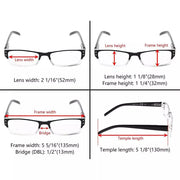 eyekeeper.com 4 Pack Rectangle Reading Glasses for Oval Face R012 Eyeglasses White Smoke 4 Pairs Mix / +0.50,4 Pairs Mix / +0.75,4 Pairs Mix / +1.00,4 Pairs Mix / +1.25,4 Pairs Mix / +1.50,4 Pairs Mix / +1.75,4 Pairs Mix / +2.00,4 Pairs Mix / +2.25,4 Pairs Mix / +2.50,4 Pairs Mix / +2.75,4 Pairs Mix / +3.00,4 Pairs Mix / +3.50,4 Pairs Mix / +