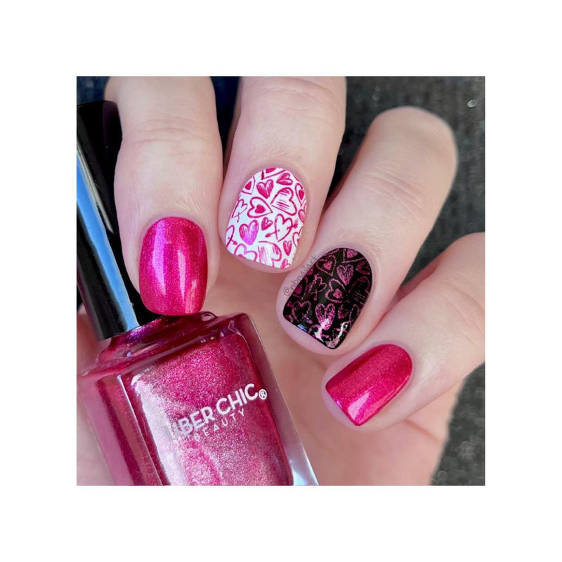 UberChic Beauty Cherry Bomb - Stamping Polish Stamping Polish Dark Gray