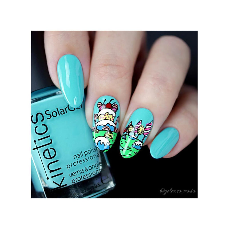 UberChic Beauty I Want Candy Stamping Plate Gray
