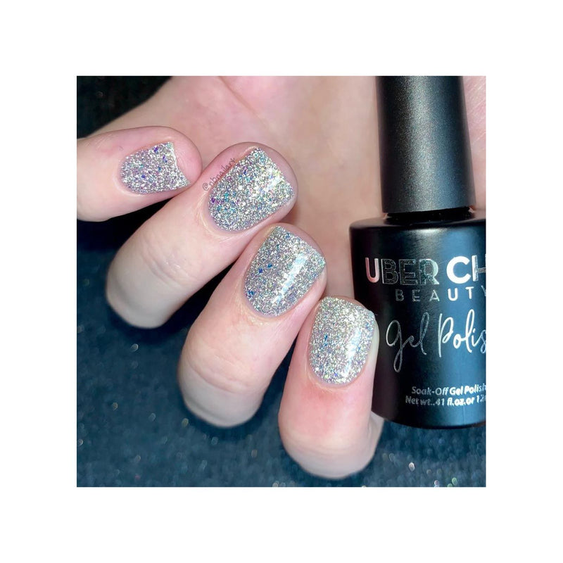 UberChic Beauty Happy As A Hummingbird - Iridescent Reflective Gel Polish Gel Polish Gray