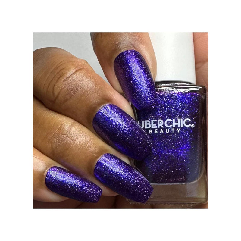 UberChic Beauty Deep Freeze - Holographic Polish Regular Polish Dark Slate Gray
