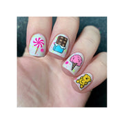 UberChic Beauty I Want Candy Stamping Plate Rosy Brown