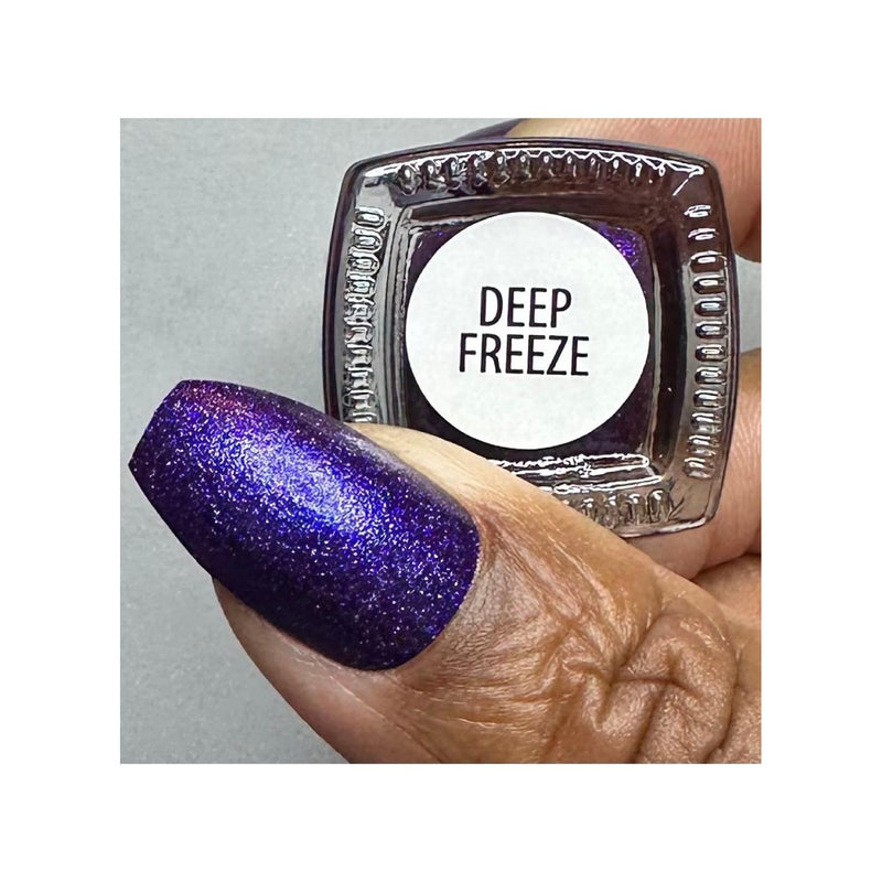 UberChic Beauty Deep Freeze - Holographic Polish Regular Polish Gray