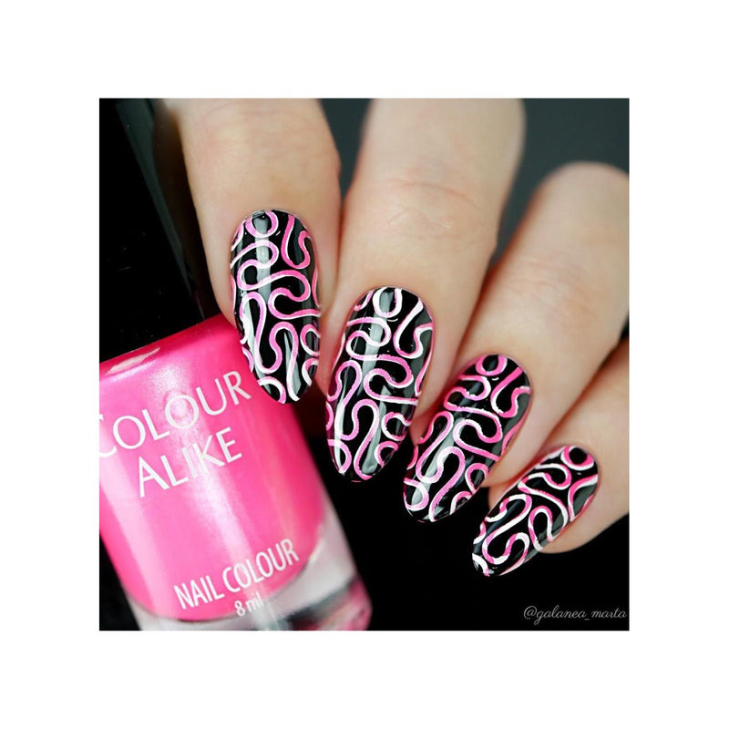 UberChic Beauty Be Bold Stamping Plate Rosy Brown