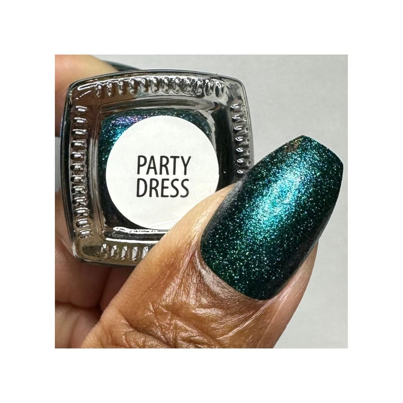 UberChic Beauty Party Dress - Holographic Polish Regular Polish Light Gray