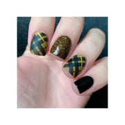UberChic Beauty Pretty In Plaid-01 Stamping Plate Dark Gray