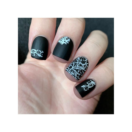 UberChic Beauty Simply Organic-03 Stamping Plate Dark Gray