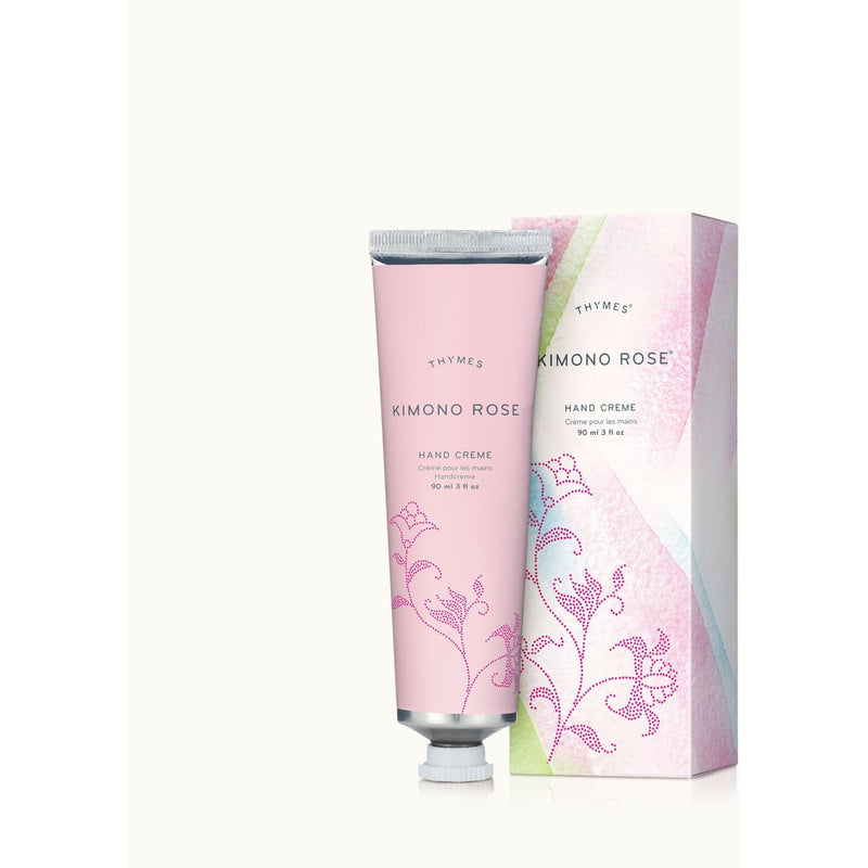 Thymes Thymes Kimono Rose Hand Crème 90ml Hand Cream White Smoke