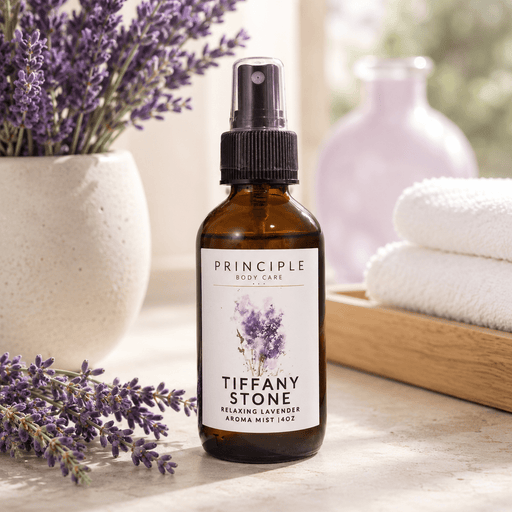 P R I N C I P L E Tiffany Stone Aroma Mist Aromas Light Gray