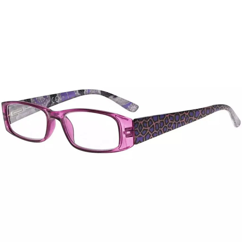 eyekeeper.com Tiger Patterned Reading Glasses Chic Readers R006A Eyeglasses Dim Gray Purple / +0.50,Purple / +0.75,Purple / +1.00,Purple / +1.25,Purple / +1.50,Purple / +1.75,Purple / +2.00,Purple / +2.25,Purple / +2.50,Purple / +2.75,Purple / +3.00,Purple / +3.50,Purple / +4.00