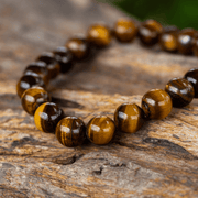 ZAQ Skin & Body Tiger Eye Bracelet - Energy Dim Gray 6mm,8mm,10mm