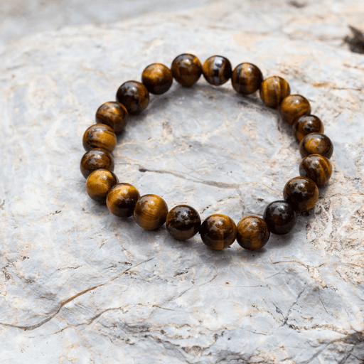 ZAQ Skin & Body Tiger Eye Bracelet - Energy Light Gray 6mm,8mm,10mm