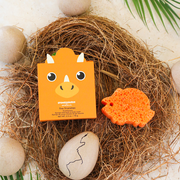Spongellé Tina Triceratops | Spongeasaurus Dinosaur Buffer Body Wash Infused Buffer Chocolate