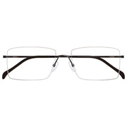 eyekeeper.com TiRak Rx Eyeglasses Dark Slate Gray Black