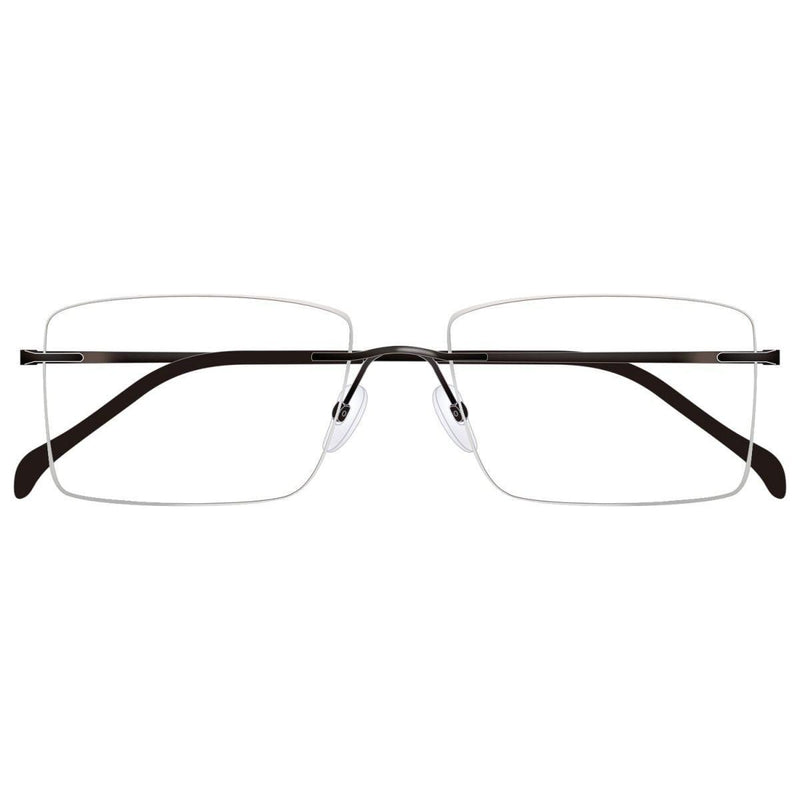 eyekeeper.com TiRak Rx Eyeglasses Dark Slate Gray Black