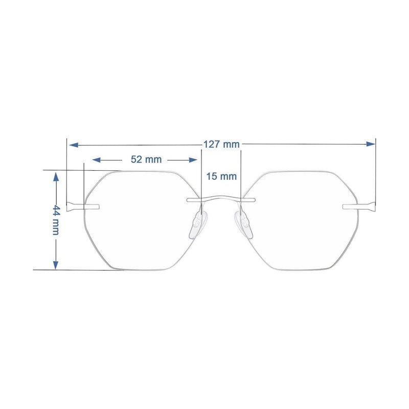 eyekeeper.com TiRdf Rx Eyeglasses Lavender Black,Gunmetal,Silver