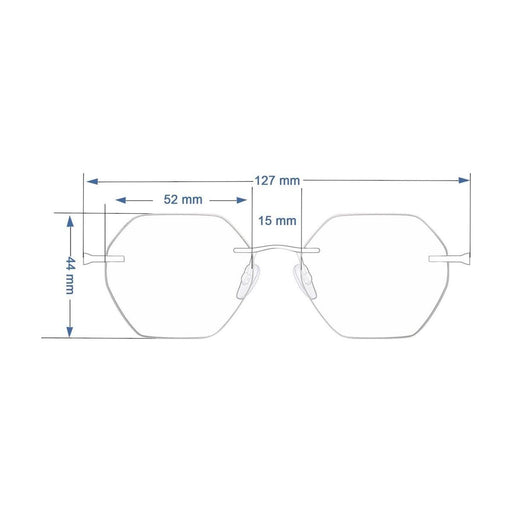 eyekeeper.com TiRdf Rx Eyeglasses Lavender Black,Gunmetal,Silver