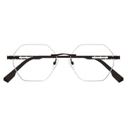 eyekeeper.com TiRdf Rx Eyeglasses Dark Slate Gray Black