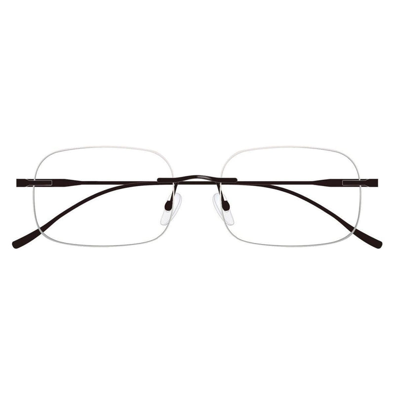 eyekeeper.com TiRef Rx Eyeglasses Light Gray Black,Gold,Rose Gold,Silver