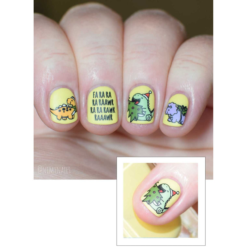 UberChic Beauty Tis The Season Stamping Plate Gray