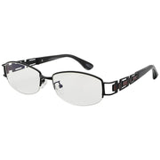 eyekeeper.com Titanium Blue Light Filter Eyeglasses 004B Eyeglasses White Smoke Black / without magnification,Gunmetal / without magnification