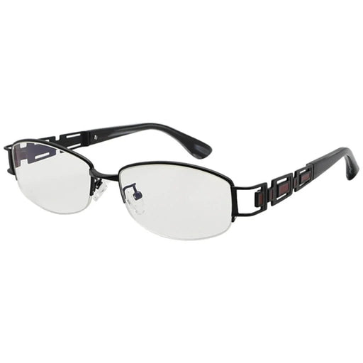 eyekeeper.com Titanium Blue Light Filter Eyeglasses 004B Eyeglasses White Smoke Black / without magnification,Gunmetal / without magnification