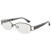 eyekeeper.com Titanium Blue Light Filter Eyeglasses 004B Eyeglasses White Smoke Gunmetal / without magnification