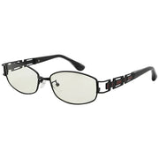 eyekeeper.com Titanium Rectangle Eyewear Blue Light Filter 004A Eyeglasses White Smoke Black / without magnification,Gunmetal / without magnification