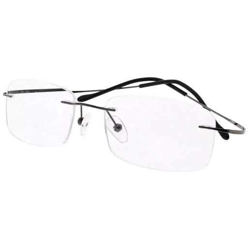 eyekeeper.com Titanium Rimless Reading Glasses R1508 Eyeglasses White Smoke Black / without magnification,Black / +0.50,Black / +0.75,Black / +1.00,Black / +1.25,Black / +1.50,Black / +1.75,Black / +2.00,Black / +2.25,Black / +2.50,Black / +2.75,Black / +3.00