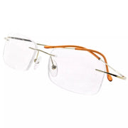 eyekeeper.com Titanium Rimless Reading Glasses R1508 Eyeglasses White Smoke Gold / without magnification,Gold / +0.50,Gold / +0.75,Gold / +1.00,Gold / +1.25,Gold / +1.50,Gold / +1.75,Gold / +2.00,Gold / +2.25,Gold / +2.50,Gold / +2.75,Gold / +3.00