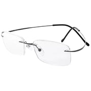 eyekeeper.com Titanium Rimless Reading Glasses R1508 Eyeglasses White Smoke Gunmetal / without magnification,Gunmetal / +0.50,Gunmetal / +0.75,Gunmetal / +1.00,Gunmetal / +1.25,Gunmetal / +1.50,Gunmetal / +1.75,Gunmetal / +2.00,Gunmetal / +2.25,Gunmetal / +2.50,Gunmetal / +2.75,Gunmetal / +3.00