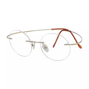 eyekeeper.com Titanium Rimless Round Reading Glasses Circle Readers R15026 Eyeglasses White Smoke Gold / without magnification,Gold / +0.50,Gold / +0.75,Gold / +1.00,Gold / +1.25,Gold / +1.50,Gold / +1.75,Gold / +2.00,Gold / +2.25,Gold / +2.50,Gold / +2.75,Gold / +3.00