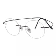 eyekeeper.com Titanium Rimless Round Reading Glasses Circle Readers R15026 Eyeglasses White Smoke Gunmetal / without magnification,Gunmetal / +0.50,Gunmetal / +0.75,Gunmetal / +1.00,Gunmetal / +1.25,Gunmetal / +1.50,Gunmetal / +1.75,Gunmetal / +2.00,Gunmetal / +2.25,Gunmetal / +2.50,Gunmetal / +2.75,Gunmetal / +3.00