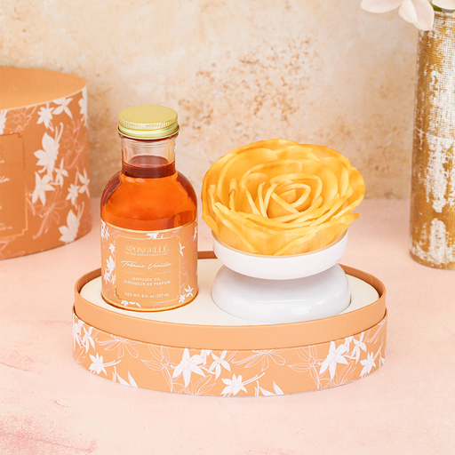 Spongellé Tobacco Vanilla | Private Reserve Diffuser Home Fragrance Peach Puff
