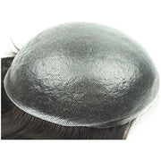 VIP Extensions VIP Extensions Men's PU Skin Toupee, 100% Human Hair Wig Dark Slate Gray 1,1B - Off Black,2 - Dark Brown,4 - Light Brown,1B40,GRAY,613,1B20,1B80
