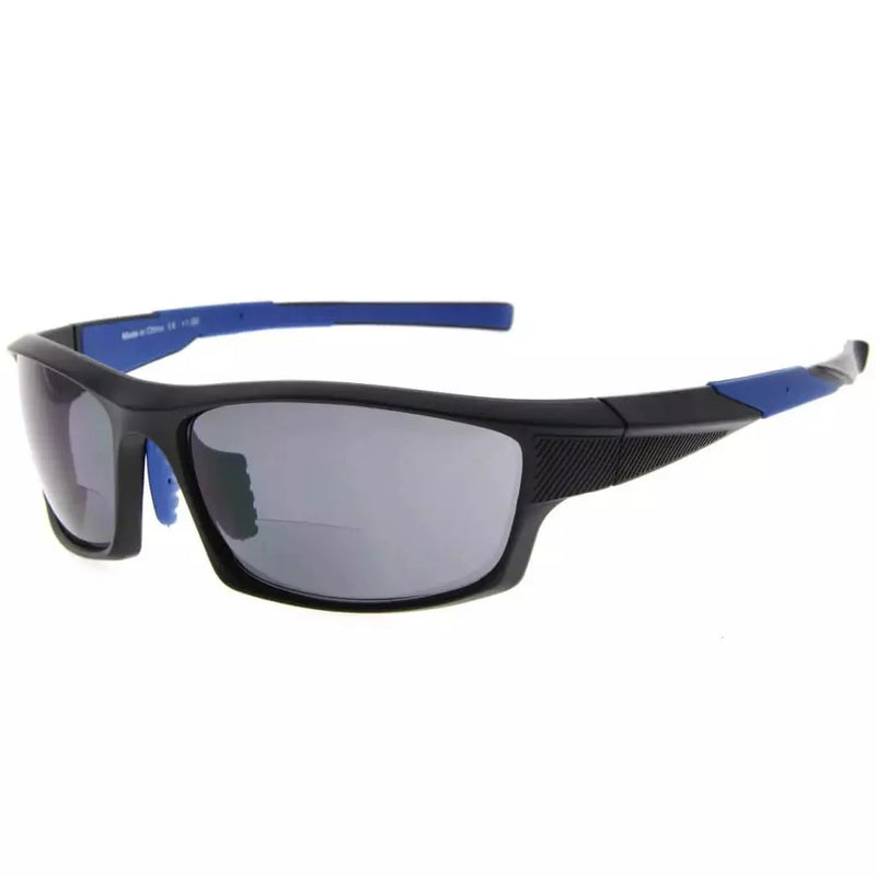 eyekeeper.com TR90 Full Rim Bifocal Sunglasses Rectangle Reading Glasses SG904 Eyeglasses White Smoke Blue / +1.00,Blue / +1.25,Blue / +1.50,Blue / +1.75,Blue / +2.00,Blue / +2.25,Blue / +2.50,Blue / +3.00,Blue / +3.50