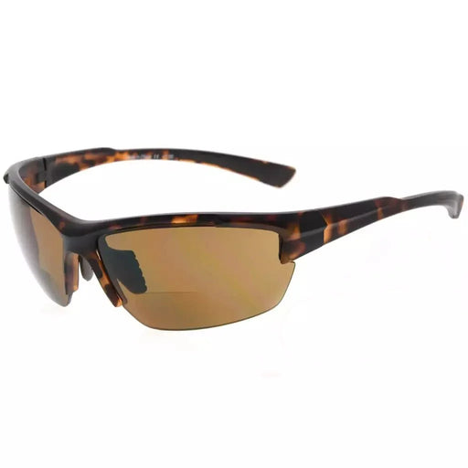 eyekeeper.com TR90 Half Rim Rectangle Bifocal Reading Sunglasses SG901 Sunglasses White Smoke Tortoise / +1.00,Tortoise / +1.25,Tortoise / +1.50,Tortoise / +1.75,Tortoise / +2.00,Tortoise / +2.25,Tortoise / +2.50,Tortoise / +3.00,Tortoise / +3.50