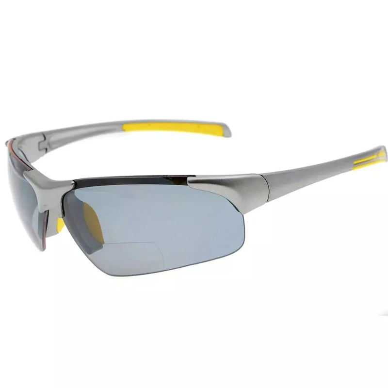 eyekeeper.com TR90 Half-rim Sport Bifocal Reading Sunglasses TH6186-B Sunglasses White Smoke Grey / +1.00,Grey / +1.25,Grey / +1.50,Grey / +1.75,Grey / +2.00,Grey / +2.25,Grey / +2.50,Grey / +3.00,Grey / +3.50