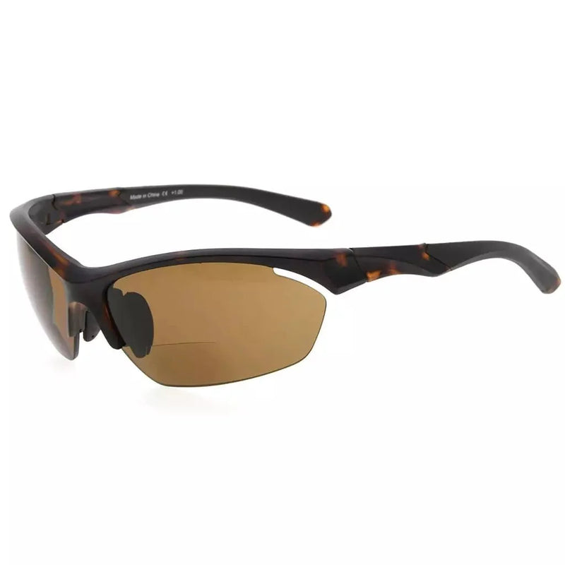 eyekeeper.com TR90 Half Rim Sports Bifocal Sunglasses for Cycling Fishing SG902 Eyeglasses White Smoke Tortoise / +1.00,Tortoise / +1.25,Tortoise / +1.50,Tortoise / +1.75,Tortoise / +2.00,Tortoise / +2.25,Tortoise / +2.50,Tortoise / +3.00,Tortoise / +3.50