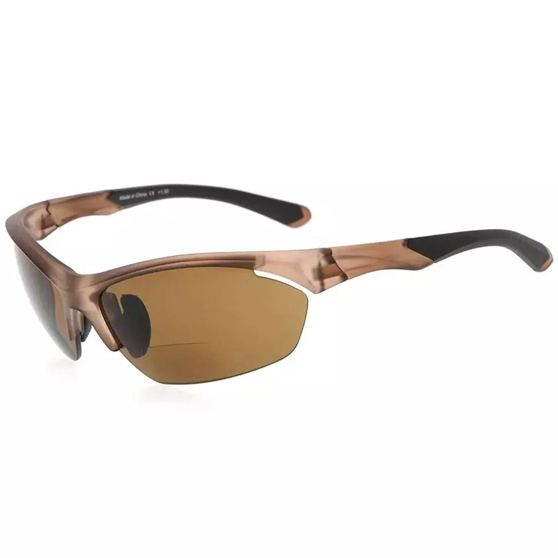 eyekeeper.com TR90 Half Rim Sports Bifocal Sunglasses for Cycling Fishing SG902 Eyeglasses White Smoke Pearly Brown / +1.00,Pearly Brown / +1.25,Pearly Brown / +1.50,Pearly Brown / +1.75,Pearly Brown / +2.00,Pearly Brown / +2.25,Pearly Brown / +2.50,Pearly Brown / +3.00,Pearly Brown / +3.50