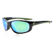 eyekeeper.com Polarized Sport Style Sunglasses With TR90 Frame TH6145 Sunglasses Light Blue Black Green Mirror / without magnification