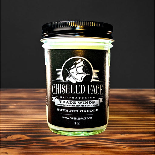 Chiseled Face Trade Winds Scented Candle Candle Dark Slate Gray