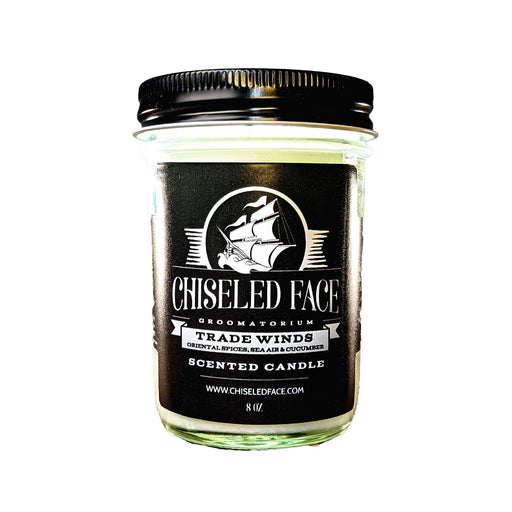 Chiseled Face Trade Winds Scented Candle Candle Black