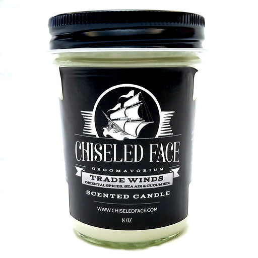Chiseled Face Trade Winds Scented Candle Candle White Smoke