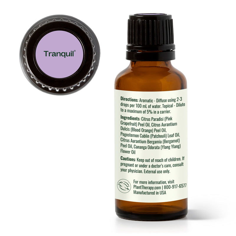 Plant Therapy Tranquil Essential Oil Blend Essential Oil White Smoke 10 mL,30 mL,100 mL