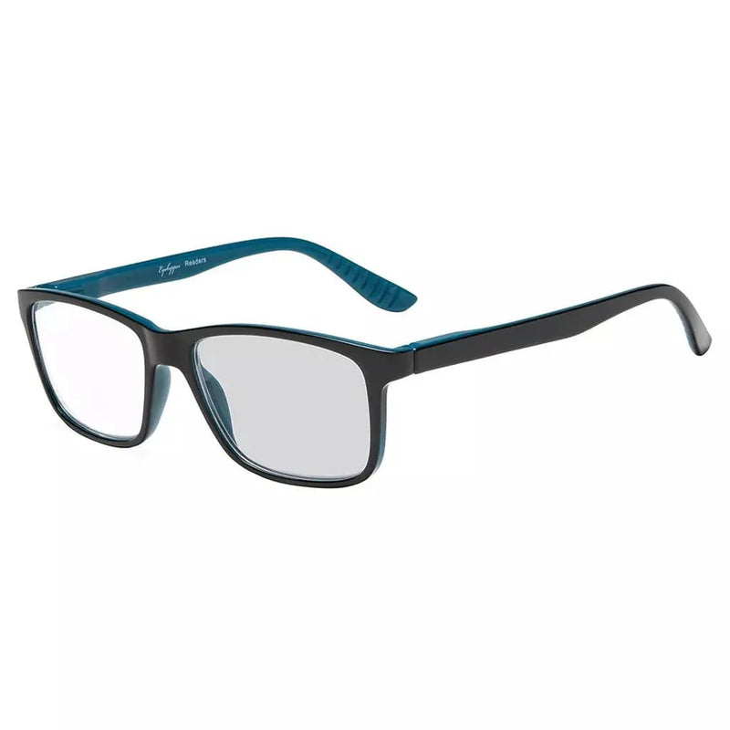 eyekeeper.com Transition Photochromic Reading Glasses BS163 Eyeglasses White Smoke Blue / +0.50,Blue / +0.75,Blue / +1.00,Blue / +1.25,Blue / +1.50,Blue / +1.75,Blue / +2.00,Blue / +2.25,Blue / +2.50,Blue / +3.00,Blue / +3.50